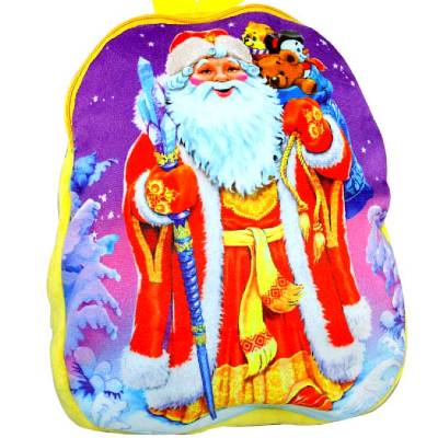 Детский новогодний подарок в рюкзачке весом 1300 грамм